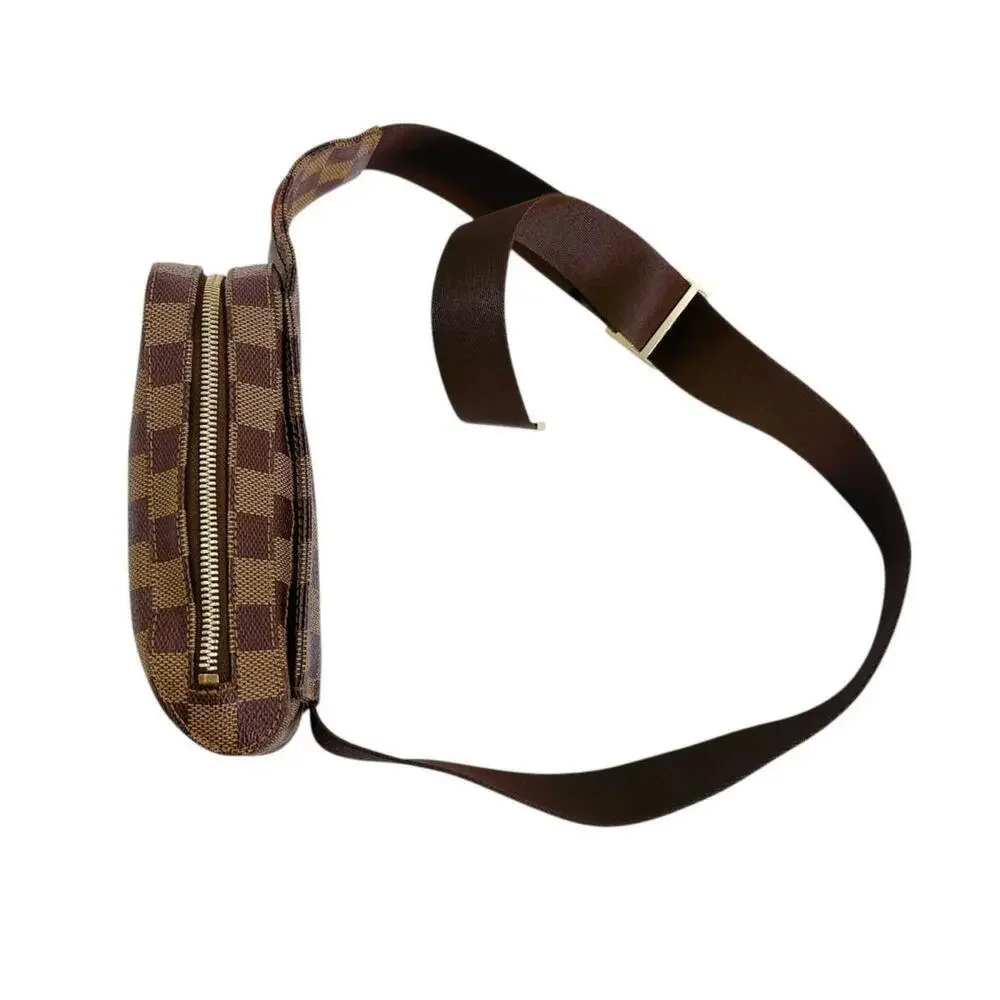 LOUIS VUITTON Authentic Brown Damier Canvas Fanny Pack
